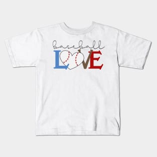 Baseball Love Kids T-Shirt